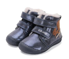 D.D.Step Barefoot zimní boty W070-52214 Royal Blue D.D.Step Barefoot zimní boty W070-52214 Royal Blue