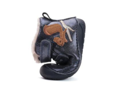 D.D.Step Barefoot zimní boty W070-52214 Royal Blue