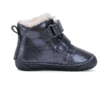 D.D.Step Barefoot zimní boty W070-52214 Royal Blue