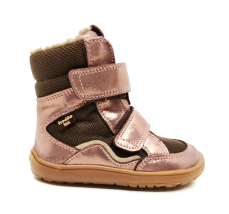 Froddo Barefoot zimní boty s membránou G3160247-8 Pink Gold Froddo Barefoot zimní boty s membránou G3160247-8 Pink Gold