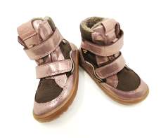 Froddo Barefoot zimní boty s membránou G3160247-8 Pink Gold Froddo Barefoot zimní boty s membránou G3160247-8 Pink Gold