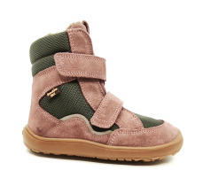 Froddo Barefoot zimní boty s membránou G3160247-13 Grey Pink Froddo Barefoot zimní boty s membránou G3160247-13 Grey Pink