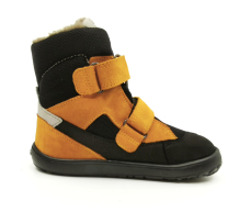 Froddo UP Barefoot zimní boty s membránou G3160252-6 Black Orange Froddo UP Barefoot zimní boty s membránou G3160252-6 Black Orange
