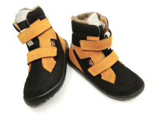 Froddo UP Barefoot zimní boty s membránou G3160252-6 Black Orange Froddo UP Barefoot zimní boty s membránou G3160252-6 Black Orange