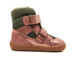 Froddo UP Barefoot zimní boty s membránou G3160252-8 Grey Pink