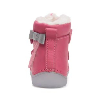 D.D.Step Barefoot zimní boty W073-52684B Dark Pink