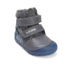 D.D.Step Barefoot zimní boty W073-52943B Dark Grey D.D.Step Barefoot zimní boty W073-52943B Dark Grey