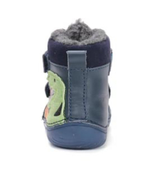 D.D.Step Barefoot zimní boty W073-52943 Royal Blue