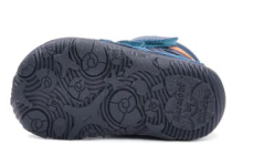 D.D.Step Barefoot zimní boty W073-52306B Bermuda Blue