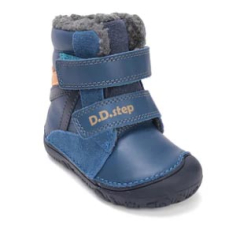 D.D.Step Barefoot zimní boty W073-52306B Bermuda Blue