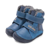 D.D.Step Barefoot zimní boty W073-52306B Bermuda Blue