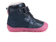 D.D.Step Barefoot zimní boty W073-52684 Royal Blue