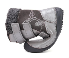 D.D.step Barefoot zimní obuv W063-52534 Dark Grey