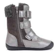 D.D.step Barefoot zimní obuv W063-52534 Dark Grey