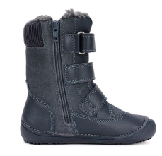 D.D.step Barefoot zimní obuv W063-52732 Royal Blue