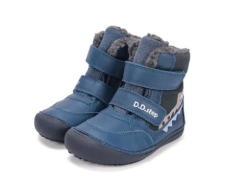 D.D.step Barefoot zimní obuv W063-52415 Bermuda Blue