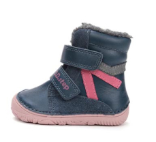 D.D.Step Barefoot zimní boty W073-52306C Royal Blue D.D.Step Barefoot zimní boty W073-52306C Royal Blue