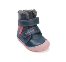 D.D.Step Barefoot zimní boty W073-52306C Royal Blue