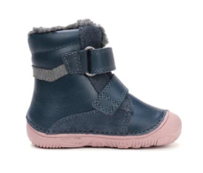 D.D.Step Barefoot zimní boty W073-52306C Royal Blue