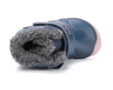 D.D.Step Barefoot zimní boty W073-52306C Royal Blue