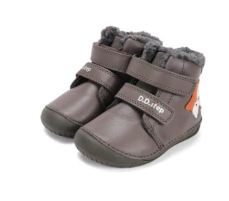 D.D.Step Barefoot zimní boty W070-52301 B Khaki