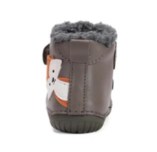 D.D.Step Barefoot zimní boty W070-52301 B Khaki