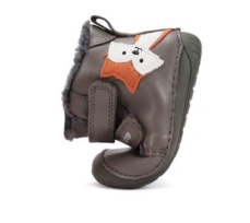 D.D.Step Barefoot zimní boty W070-52301 B Khaki