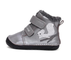 D.D.Step Barefoot zimní boty W070-52214A Dark Grey