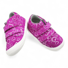 Jonap Kid velcro růžové srdce Jonap Kid velcro růžové srdce