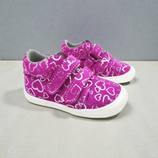 Jonap Kid velcro růžové srdce Jonap Kid velcro růžové srdce