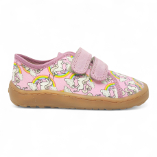 Froddo Barefoot Canvas G1700440- 12 White Pink Froddo Barefoot Canvas G1700440- 12 White Pink