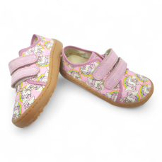Froddo Barefoot Canvas G1700440- 12 White Pink Froddo Barefoot Canvas G1700440- 12 White Pink