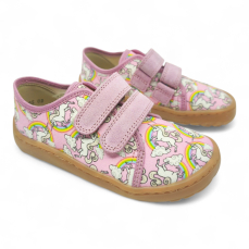 Froddo Barefoot Canvas G1700440- 12 White Pink Froddo Barefoot Canvas G1700440- 12 White Pink