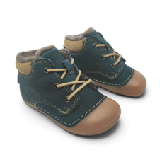 Koel Barefoot Crawl Ava Leather Wool 110 Blue
