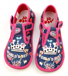 Ef barefoot dívčí bačkory 395 World Girl Ef barefoot dívčí bačkory 395 World Girl