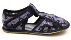 Ef Barefoot chlapecké bačkory 386 Jeans Kotva Ef Barefoot chlapecké bačkory 386 Jeans Kotva