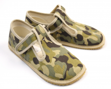 Beda Barefoot papuče Army Beda Barefoot papuče Army
