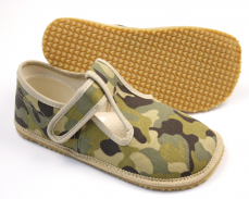 Beda Barefoot papuče Army Beda Barefoot papuče Army