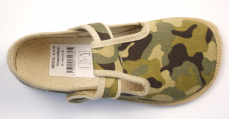 Beda Barefoot papuče Army Beda Barefoot papuče Army