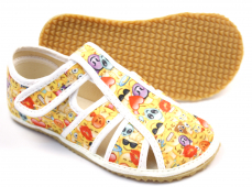 Bačkory Jonap barefoot žluté Bačkory Jonap barefoot žluté