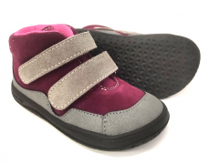 Jonap Barefoot SLIM dívčí  boty Bella vínová
