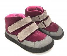 Jonap Barefoot SLIM dívčí boty Bella vínová Jonap Barefoot SLIM dívčí boty Bella vínová