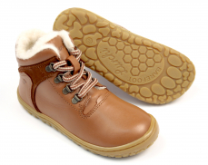 Lurchi barefoot Nesti Nappa Cognac
