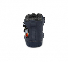 D.D.Step Barefoot zimní boty W070-252 Royal Blue