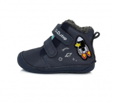 D.D.Step Barefoot zimní boty W070-252 Royal Blue