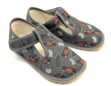 Beda Barefoot papuče Šedá formule Beda Barefoot papuče Šedá formule