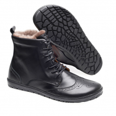Zaqq Quintic Winter Brogue Black Zaqq Quintic Winter Brogue Black