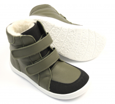 Baby Bare Shoes Febo Winter Khaki Asfaltico Baby Bare Shoes Febo Winter Khaki Asfaltico