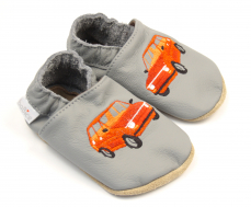 Kožené capáčky baBice barefoot - Fiat Kožené capáčky baBice barefoot - Fiat