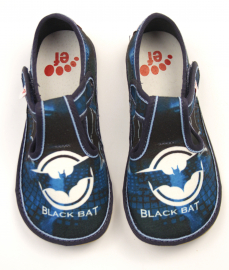 Ef Barefoot papuče 395 Black Bat Ef Barefoot papuče 395 Black Bat